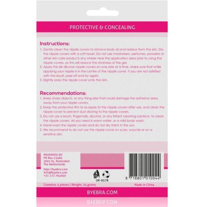 BYE-BRA - CAPAS PARA BICOS DE SILICONE 2 UDS