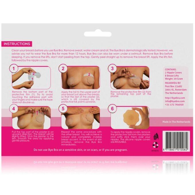 BYE-BRA - REALADOR MAMA + COBERTURA DE BICO DE SILICONE COPO A/C