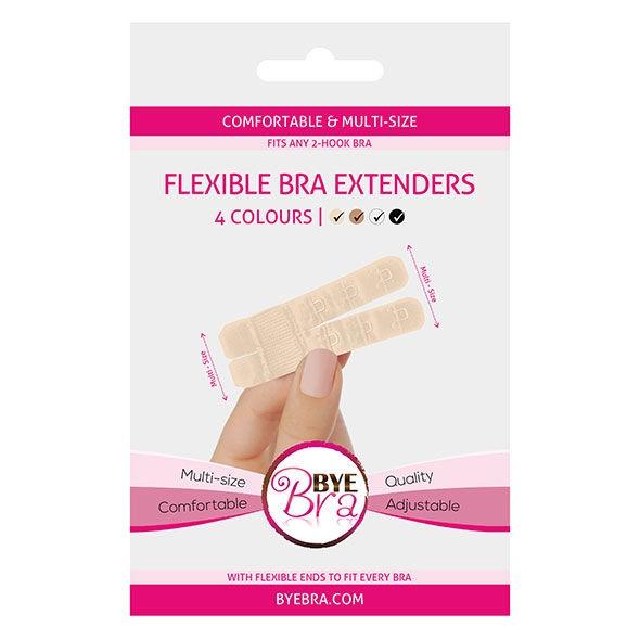 BYE-BRA - EXTENSOR DE CONTORNO FLEXÍVEL 2 GANCHOS 3 UDS