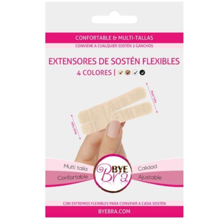 BYE-BRA - EXTENSOR DE CONTORNO FLEXÍVEL 2 GANCHOS 3 UDS