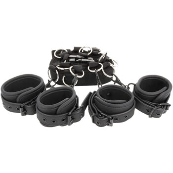 Fetish Submissive - Luxury Bed Ties Set With Noprene Lining