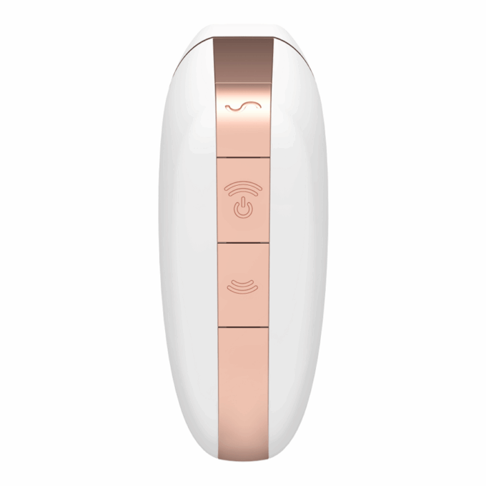 SATISFYER - ESTIMULADOR E VIBRADOR LOVE TRIANGLE BRANCO