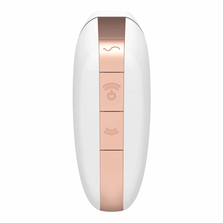 SATISFYER - ESTIMULADOR E VIBRADOR LOVE TRIANGLE BRANCO