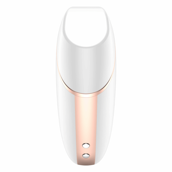 SATISFYER - ESTIMULADOR E VIBRADOR LOVE TRIANGLE BRANCO