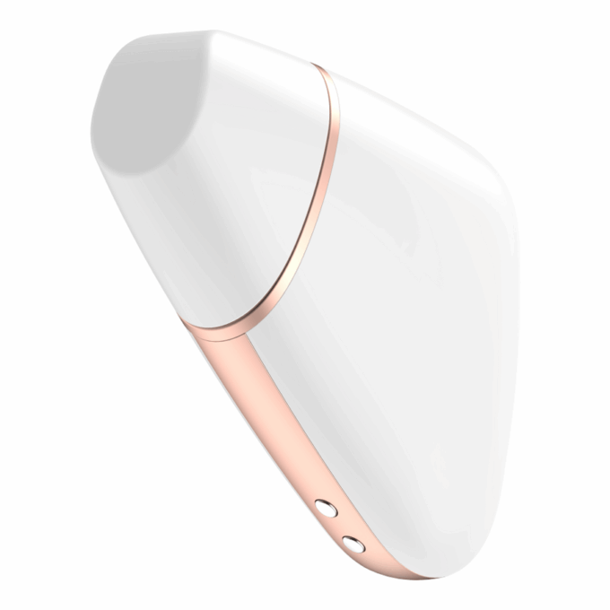 SATISFYER - ESTIMULADOR E VIBRADOR LOVE TRIANGLE BRANCO
