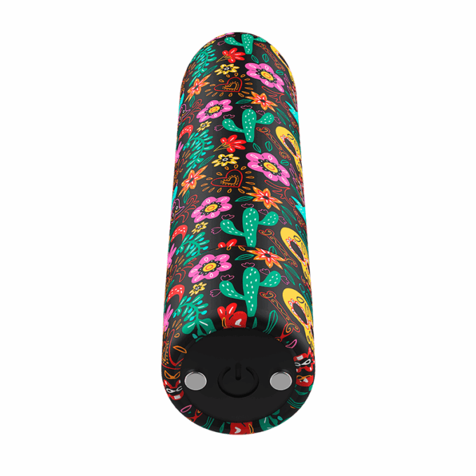 CUSTOM BULLETS - BALAS PERSONALIZADAS FLORAIS RECARREGÁVEIS BALAS 10 INTENSIDADES