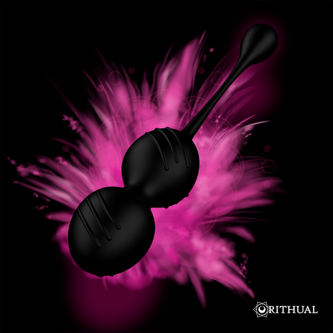 Rithual - Nisha Rechargeable Vibrating Kegel Balls Black