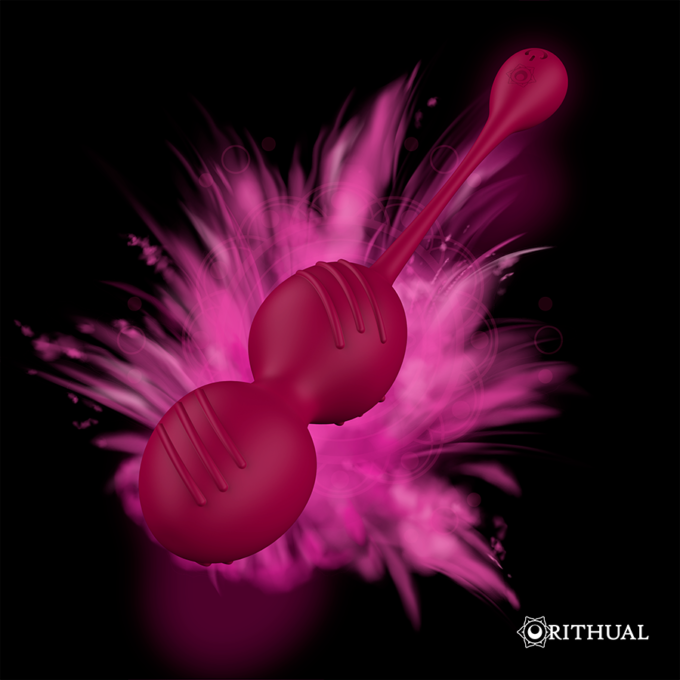 Rithual - Nisha Rechargeable Vibrating Kegel Balls Orchid