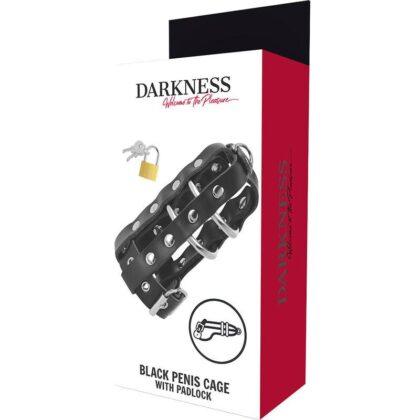 DARKNESS-BONDAGE-DARKNESS-JAULA-CASTIDAD-CUERO-CON-CANDADO-1