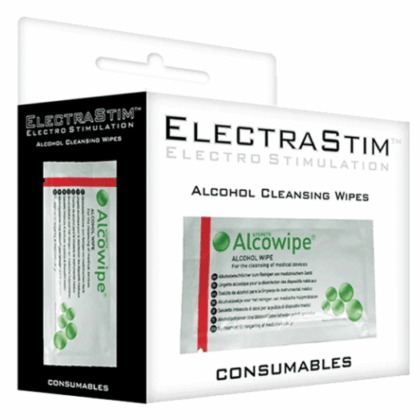 ELECTRASTIM - LENÇOS DE LIMPEZA COM ÁLCOOL 10 UNIDADES