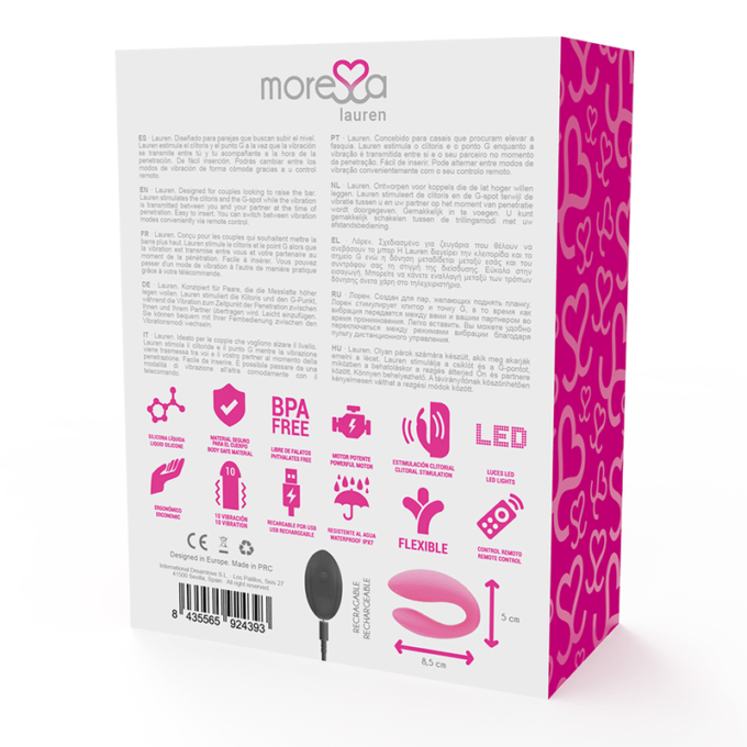 Moressa - Lauren Remote Control Stimulator For Couples