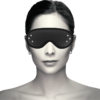 Coquette Chic Desire - Fantasy Vegan Leather Blind Mask With Neoprene Lining