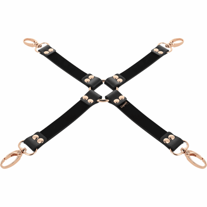 COQUETTE CHIC DESIRE - FANTASY HOG TIE COURO VEGANO
