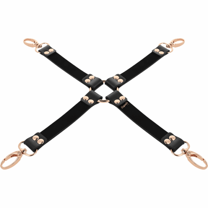COQUETTE CHIC DESIRE - FANTASY HOG TIE COURO VEGANO