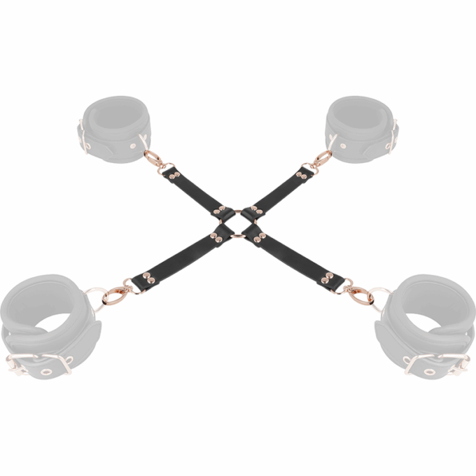 COQUETTE CHIC DESIRE - FANTASY HOG TIE COURO VEGANO