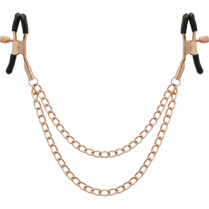 COQUETTE CHIC DESIRE - CLIPES DE BICOS DE METAL FANTASY COM CORRENTE