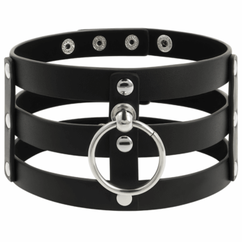 COQUETTE-ACCESSORIES-COQUETTE-CHOKER-CUERO-VEGANO-ESTILO-FETISH-1