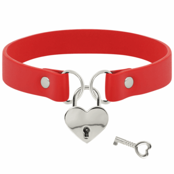 COQUETTE-ACCESSORIES-COQUETTE-COLLAR-CUERO-VEGANO-ROJO-ACCESORIO-CORAZON-CON-LLAVE-1