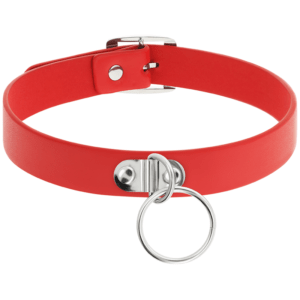 COQUETTE-ACCESSORIES-COQUETTE-COLLAR-CUERO-VEGANO-ROJO-ACCESORIO-WOMAN-FETISH-1