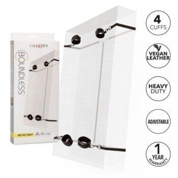 CALIFORNIA-EXOTICS-CALEX-BOUNDLESS-RED-RESTRAINT-SET-RESTRICCION-CAMA-1