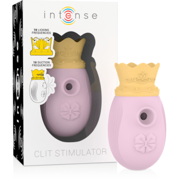 Intense - Clit Stimulator 10 Licking And Suction Frequencies - Pink