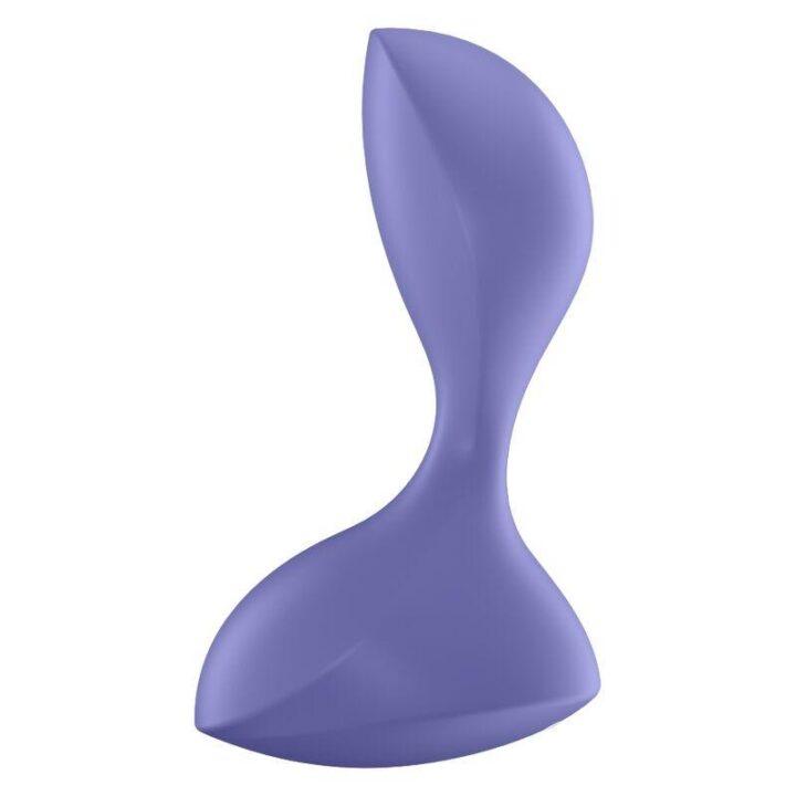SATISFYER - PLUGUE VIBRATÓRIO SWEET SEAL APP VIOLETA