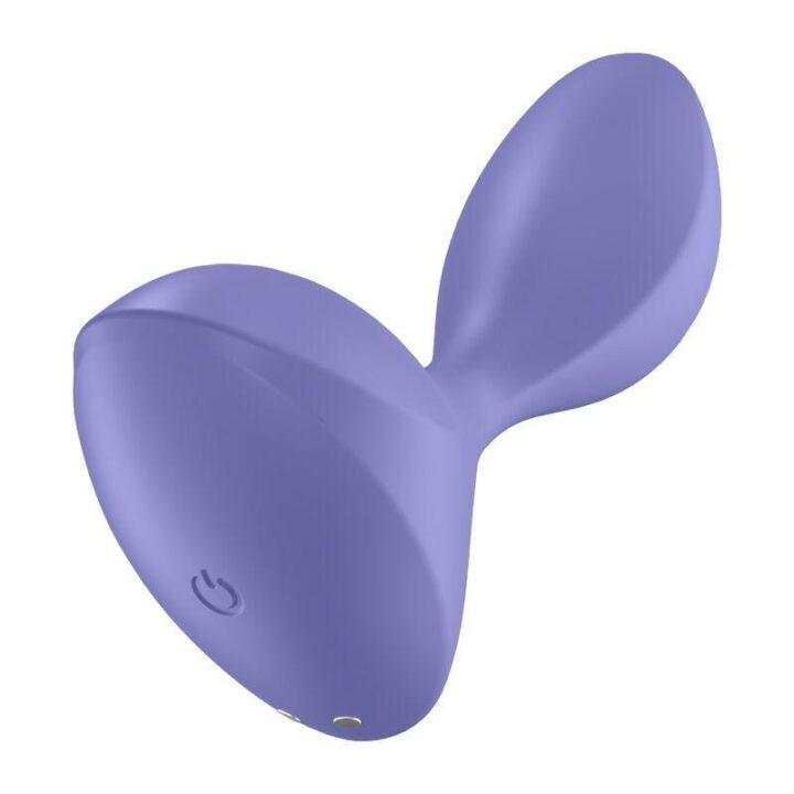 SATISFYER - PLUGUE VIBRATÓRIO SWEET SEAL APP VIOLETA