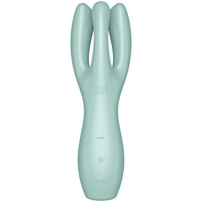 SATISFYER - VIBRADOR THREESOME 3 MENTA
