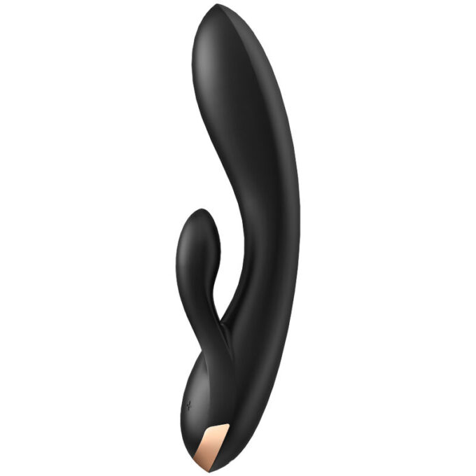 Satisfyer - Double Flex Vibrator App Black