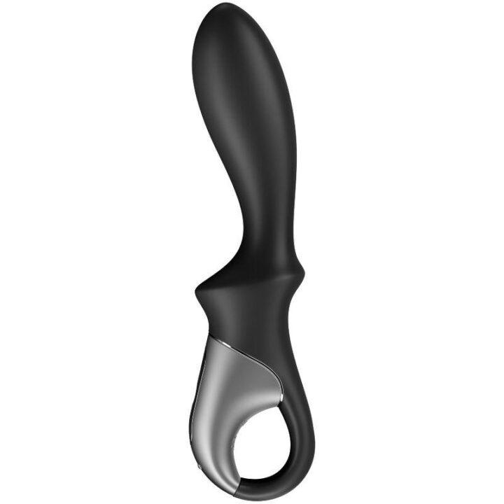 SATISFYER - HEAT CLIMAX+ APP VIBRADOR ANAL PRETO