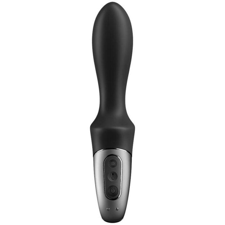 SATISFYER - HEAT CLIMAX+ APP VIBRADOR ANAL PRETO