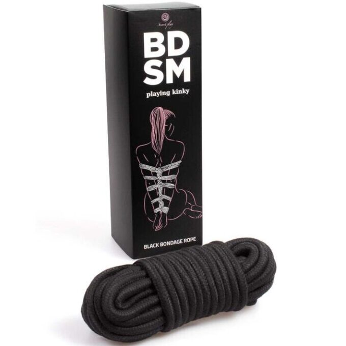 Secretplay - Black Bondage Rope Bdsm Collection