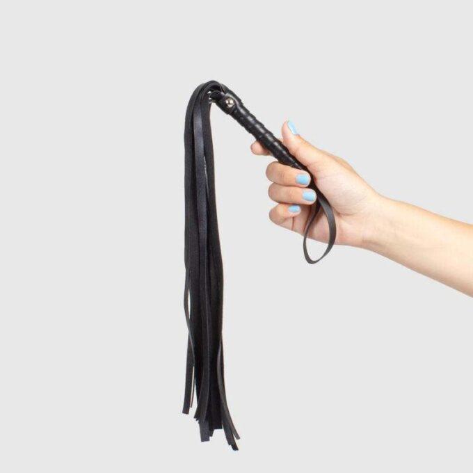 SECRETPLAY - CHICOTE BLACK BONDAGE COLEÇÃO BDSM