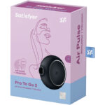 Satisfyer - Pro To Go 3 Double Air Pulse Stimulator & Vibrator Black