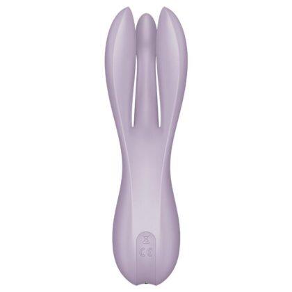 SATISFYER - VIBRADOR THREESOME 2 VIOLETA