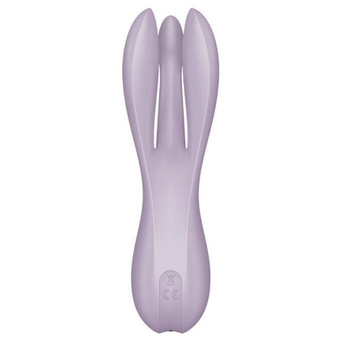 SATISFYER - VIBRADOR THREESOME 2 VIOLETA
