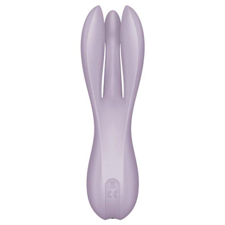 SATISFYER - VIBRADOR THREESOME 2 VIOLETA