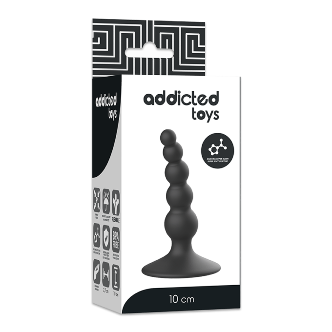 Addicted Toys - Anal Sexual Plug 10 Cm Black