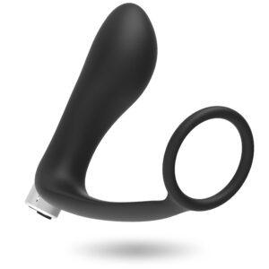ADDICTED TOYS -VIBRADOR PROSTTICO VIBRADOR RECARREGVEL - MODELO 4 - PRETO