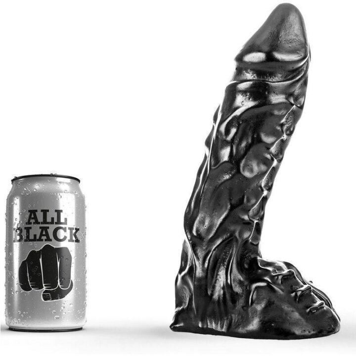 ALL BLACK - PENE REALISTA ANAL 23 CM