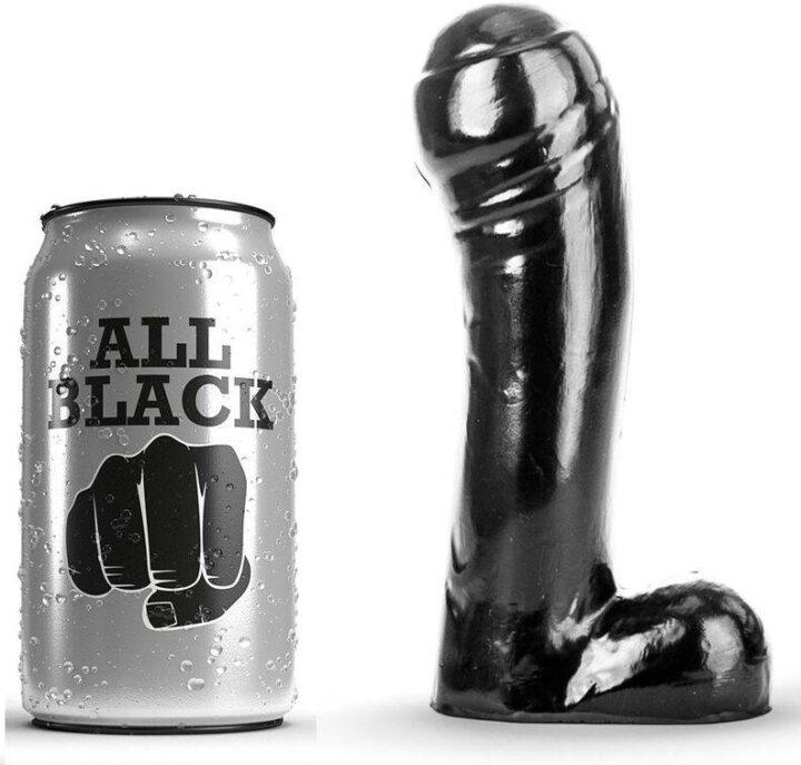 ALL BLACK - DILDO REALÍSTICO 15 CM