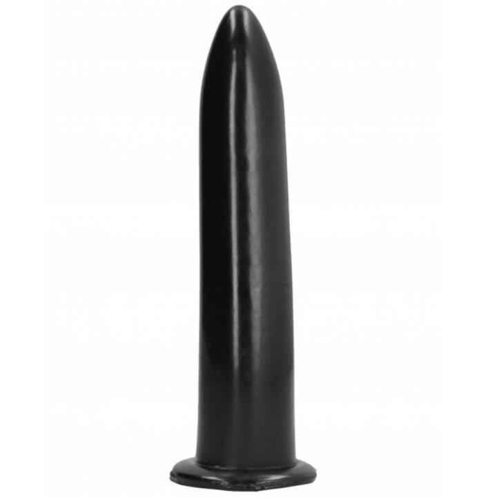 ALL BLACK - DILDO PRETO REALÍSTICO 20 CM