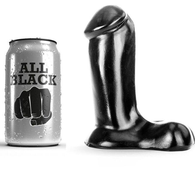 All Black - Dildo Realistic 14 Cm
