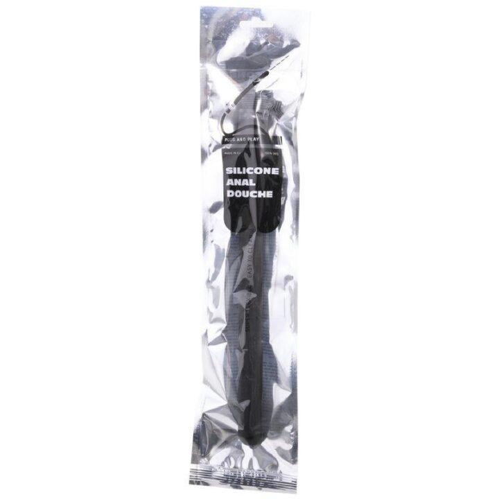 ALL BLACK - MEGA RIPPLE SHOWER ANAL SILICONE 28,5 CM