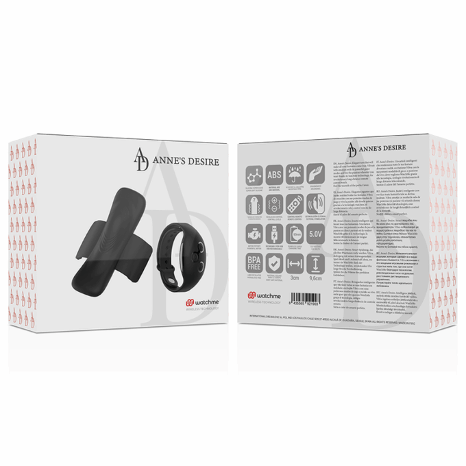 ANNE'S DESIRE - PANTY PLEASURE TECNOLOG A WATCHME PRETO