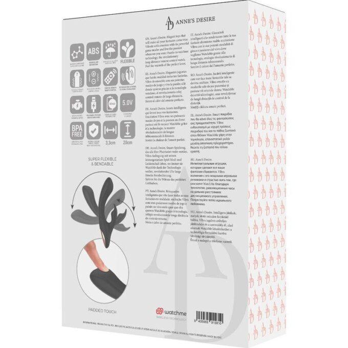 ANNE'S DESIRE - RABBIT TECNOLOGIA DE CONTROLE REMOTO A WATCHME PRETO