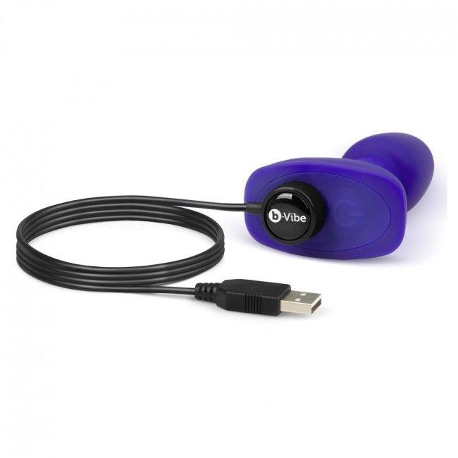 B-vibe - Rimming Remote Control Anal Plug Petite Lilac