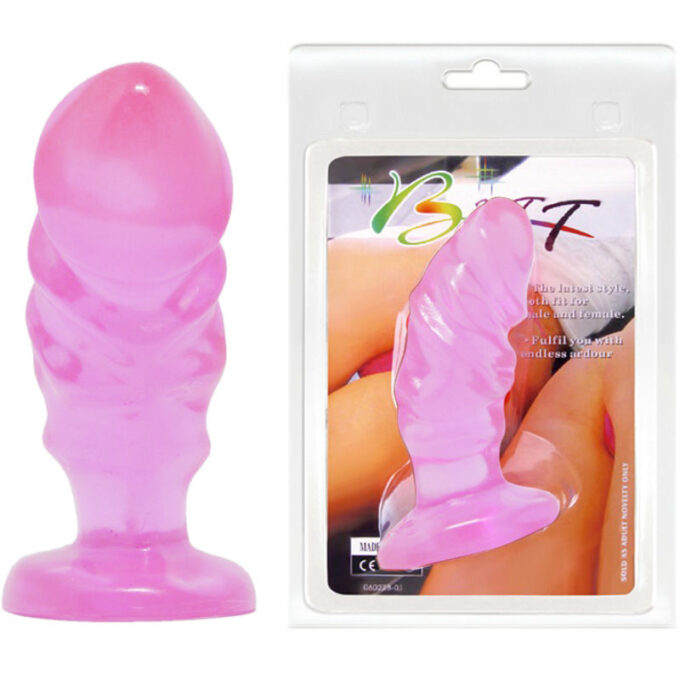 Baile - Unisex Anal Plug With Pink Suction Cup