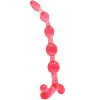 BAILE-ANAL-BENDY-TWIST-ANAL-BEADS-RED-1