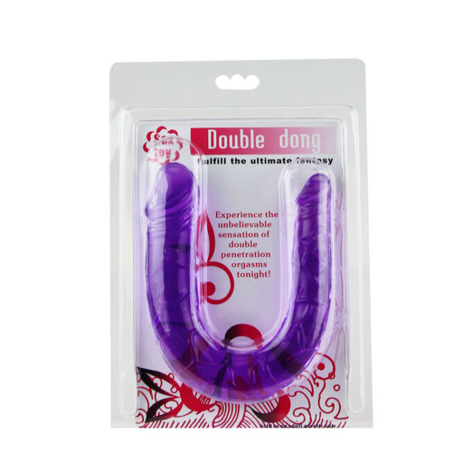 Baile - Double Dildo In Lilac Flexible Jelly